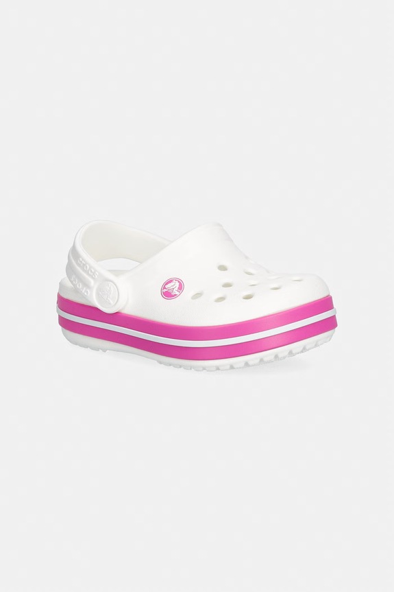 Crocs papucs gyerekeknek fehér 207005.CROCS.CROCBAND.K