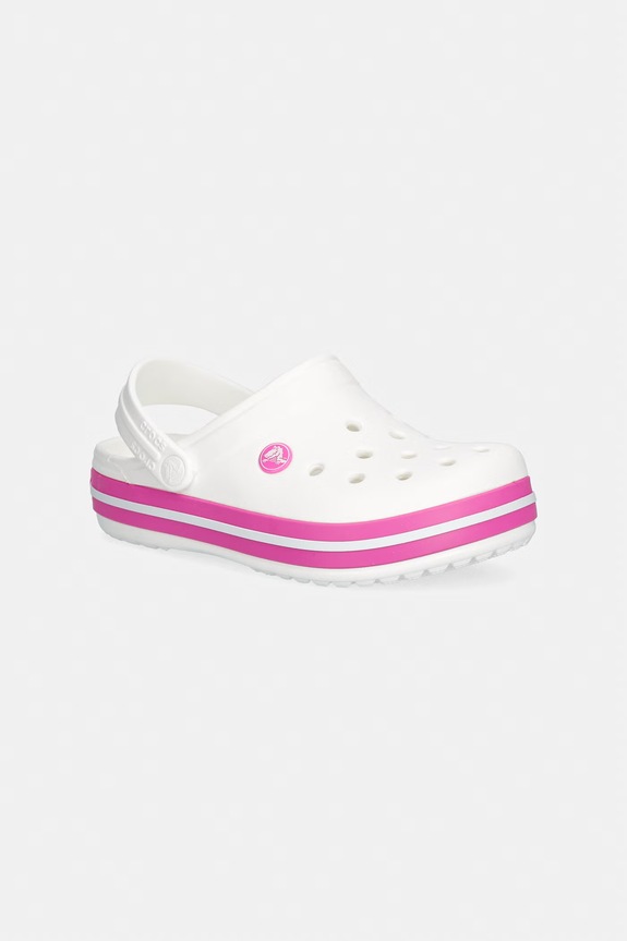 Crocs natikače za djecu CROCBAND KIDS CLOG bijela 207006.CROCS.CROCBAND.K