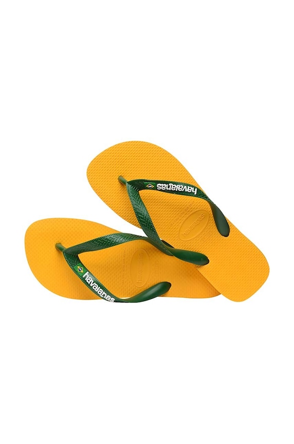 Dětské žabky Havaianas BRASIL LOGO žlutá 4110850.27.32