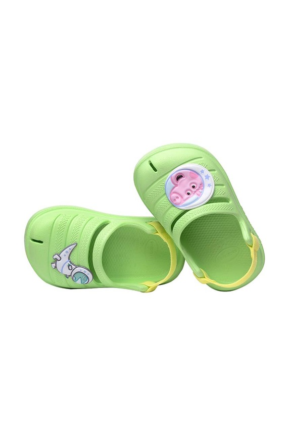 Šľapky Havaianas CLOG PEPPA PIG zelená 4148462
