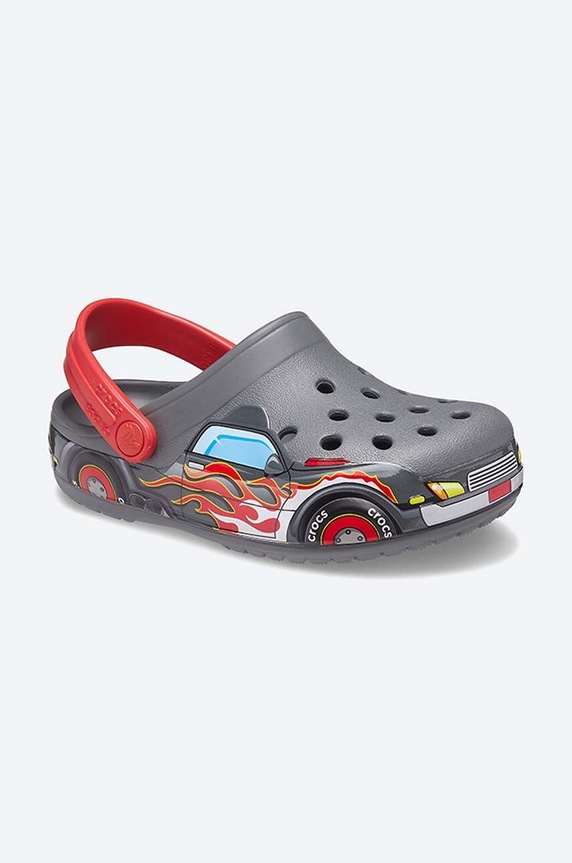 Crocs klapki dziecięce FL Truck Band Clog 207074.SLATE szary SS23