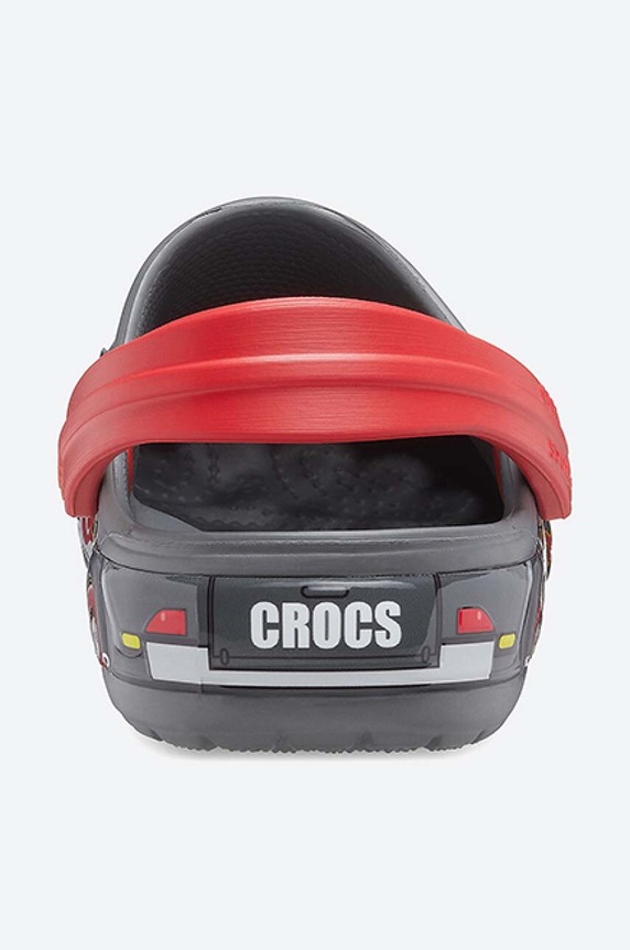 Crocs klapki dziecięce FL Truck Band Clog 207074.SLATE szary