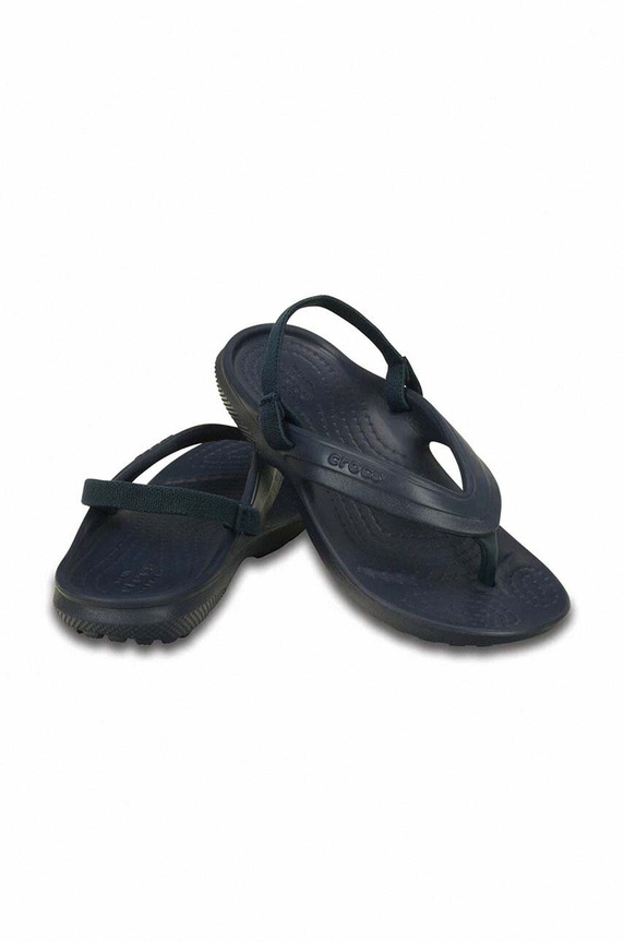 Deklice Otroške japonke Crocs CLASSIC FLIP 202871.NAVY mornarsko modra