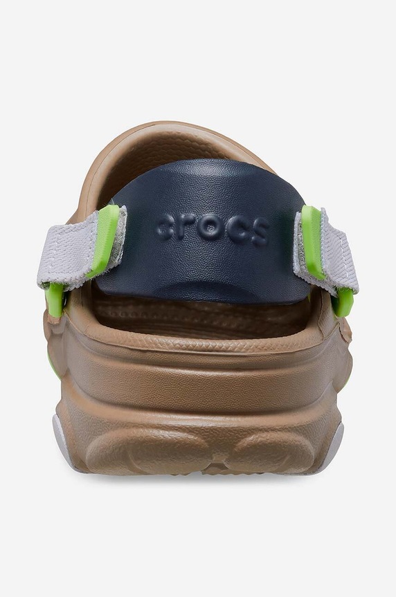 Detské šľapky Crocs All Terain Kids Clog hnedá 207458.KHAKI.MULTI