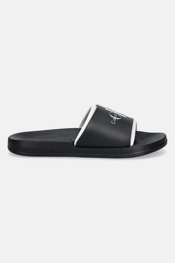 Calvin Klein Jeans papucs SLIDE MONOGRAM TPU YM0YM00361 fekete SS25