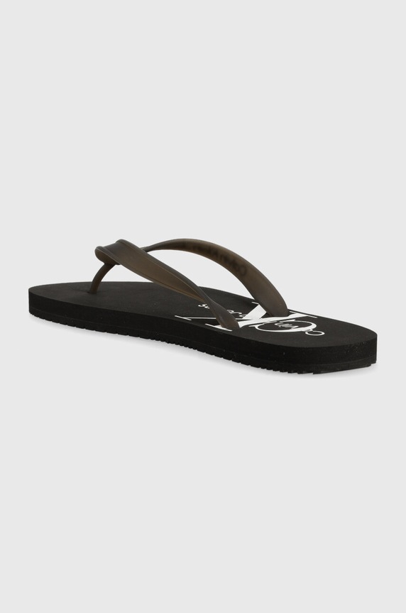 Cipők Calvin Klein Jeans flip-flop BEACH SANDAL MONOGRAM TPU YM0YM00838 fekete