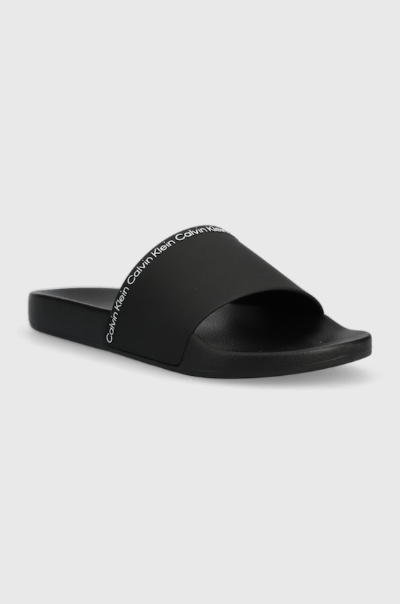Чехли Calvin Klein POOL SLIDE RUBBER HM0HM00981 черен SS25