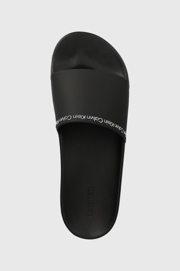 Чехли Calvin Klein POOL SLIDE RUBBER черен HM0HM00981