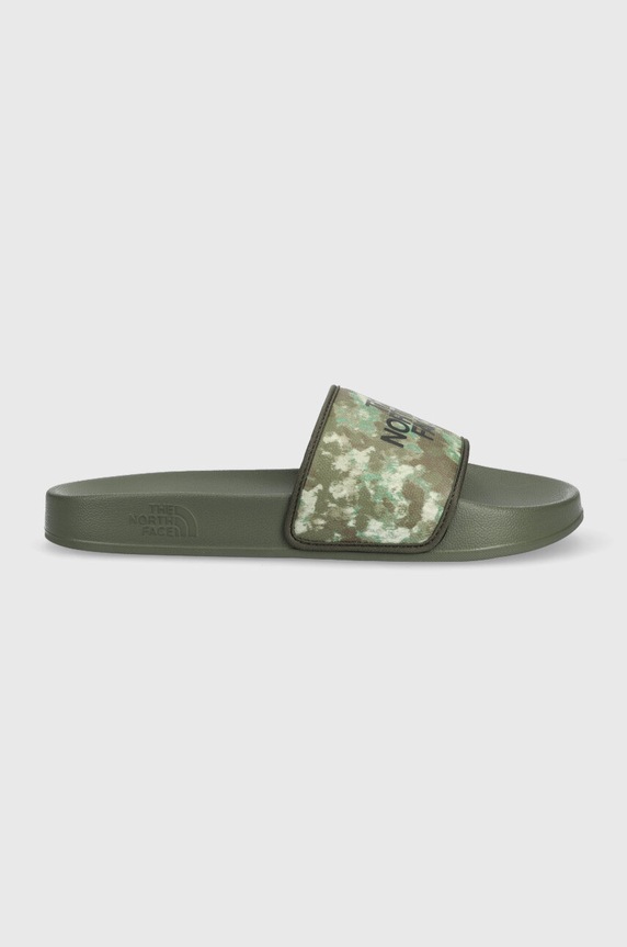Pantofle The North Face BASE CAMP SLIDE III textilní zelená NF0A4T2RIYL1