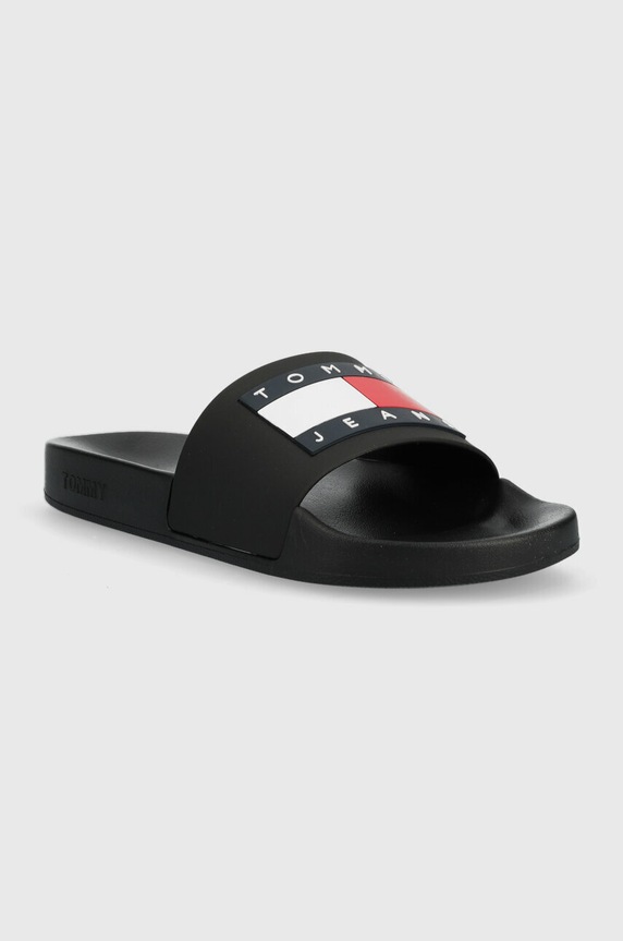 Tommy Jeans papuci POOL SLIDE ESS EM0EM01191 negru SS26