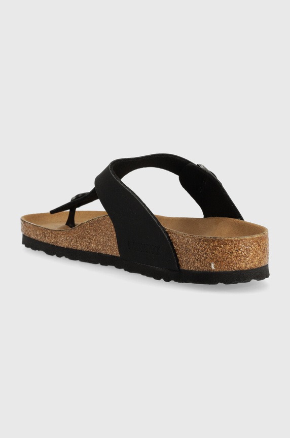 Boty Birkenstock žabky na plochém podpatku 1020380 černá