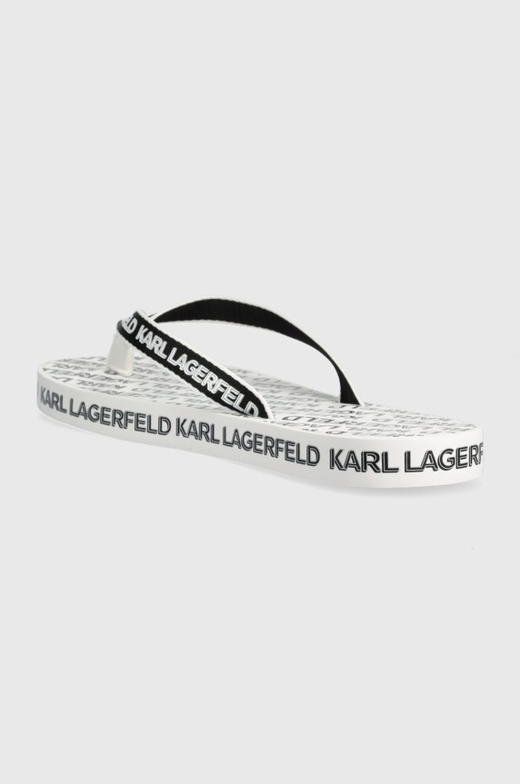 Cipők Karl Lagerfeld flip-flop KOSTA MNS KL71003.Y10 fehér