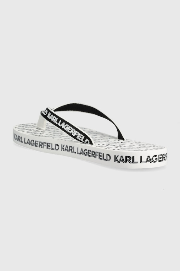 Cipők Karl Lagerfeld flip-flop KOSTA MNS KL71003.Y10 fehér
