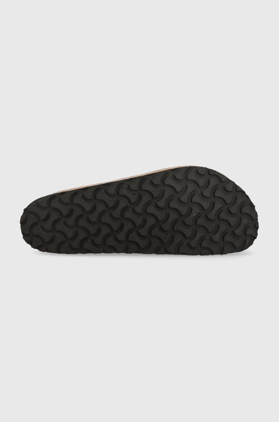 Usnjeni natikači Birkenstock Naples 1025033 rjava