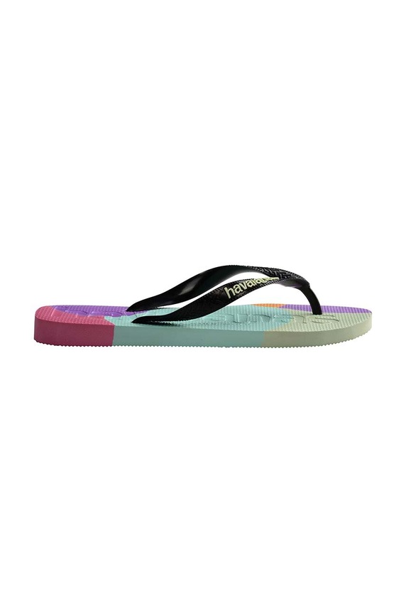 Παπούτσια Σαγιονάρες Havaianas TOP LOGOMANIA 4147526.0090 μαύρο