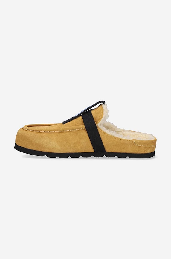 MCQ ciabatte slide in camoscio Grow-Up giallo 682023R27982001