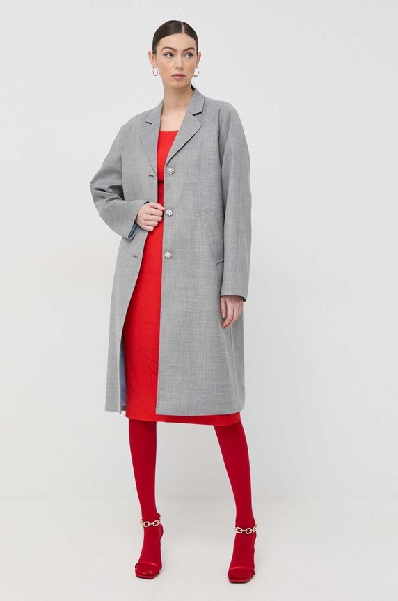 Custommade płaszcz 999509858 szary SS23