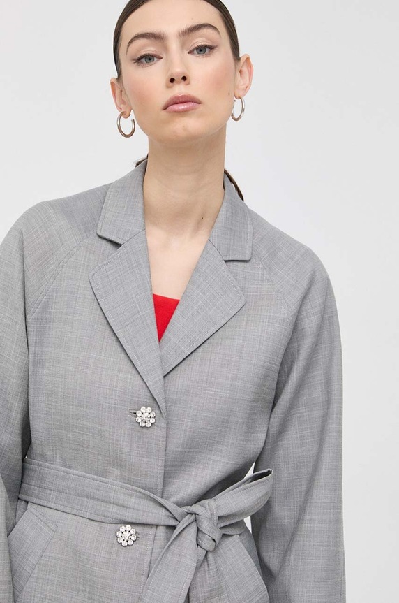 Custommade płaszcz 999509858 szary