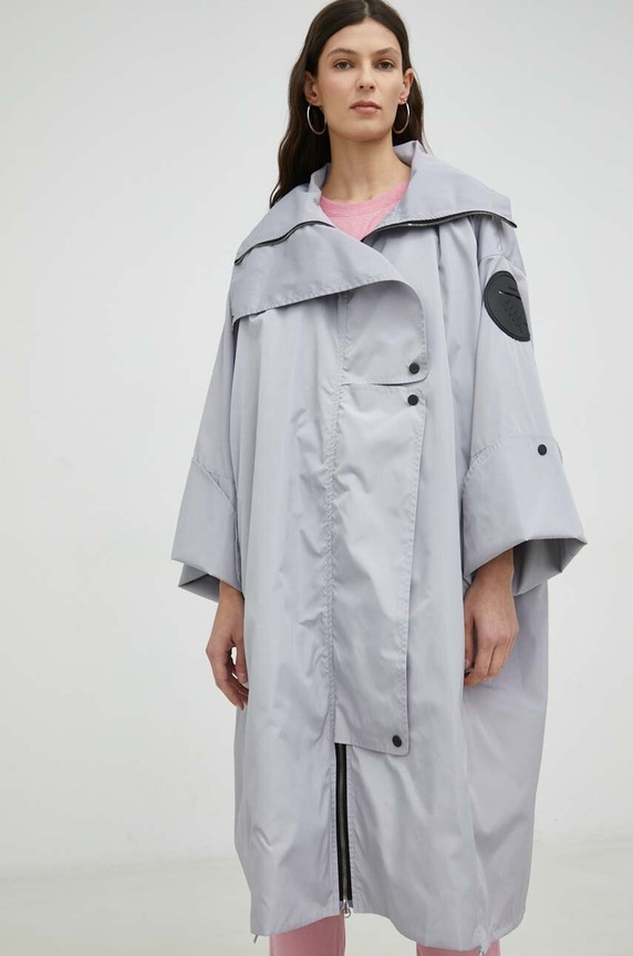 MMC STUDIO płaszcz FOGGY.BASIC szary SS23