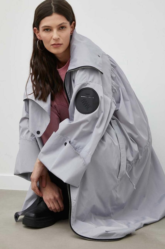 MMC STUDIO płaszcz szary FOGGY.BASIC