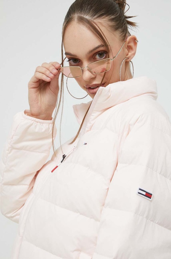 Tommy Jeans pehelydzseki DW0DW14929.PPYX rózsaszín