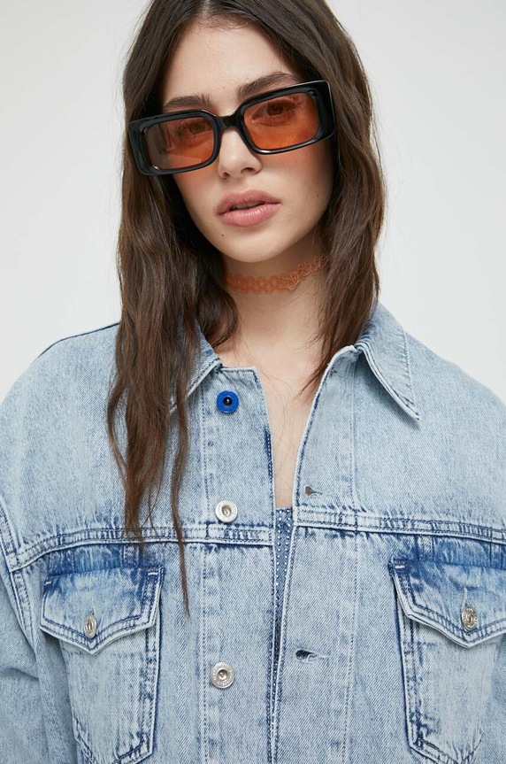 Džínová bunda Karl Lagerfeld Jeans 231J1451 modrá