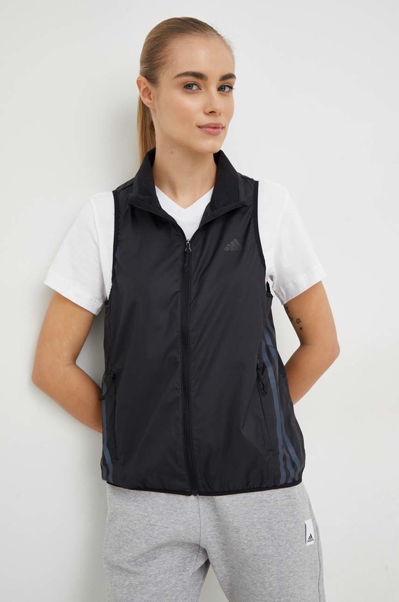 Športová vesta adidas Performance Run Icons nezateplené čierna H56805