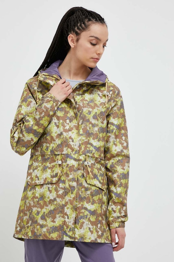 The North Face geaca de ploaie M66 Utility cu captuseala verde NF0A7URWI3H1