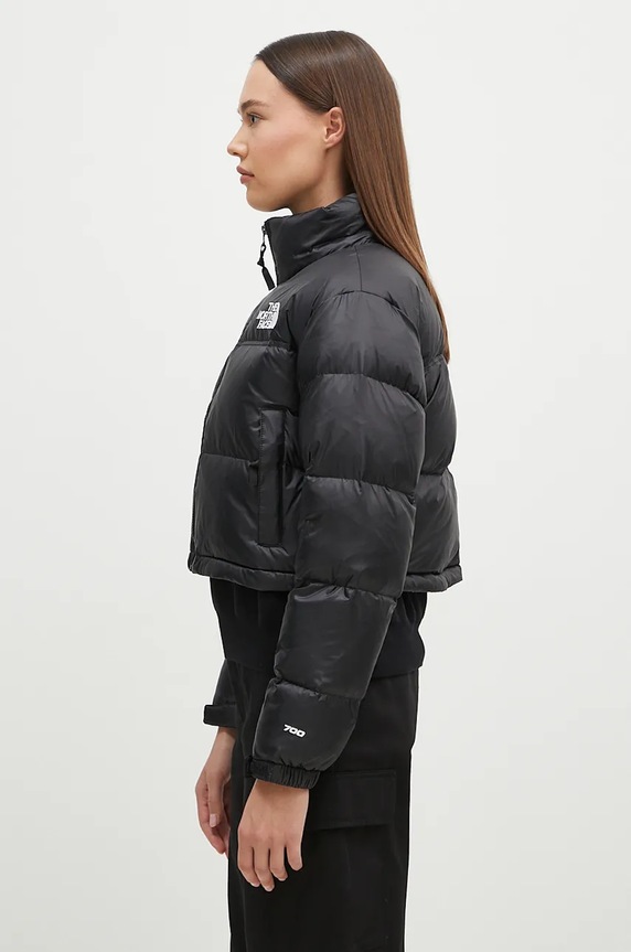 The North Face geaca de puf NUPTSE SHORT JACKET NF0A5GGEKX71 negru SS25