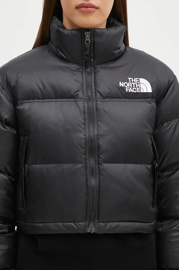 The North Face geaca de puf NUPTSE SHORT JACKET negru NF0A5GGEKX71