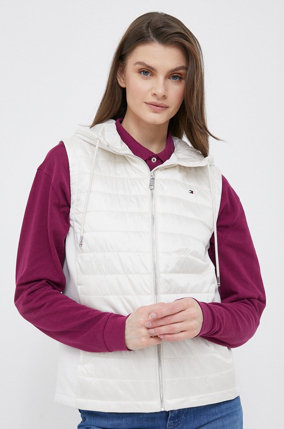 Tommy Hilfiger bezrękawnik pozostałe biały WW0WW38071.PPYX