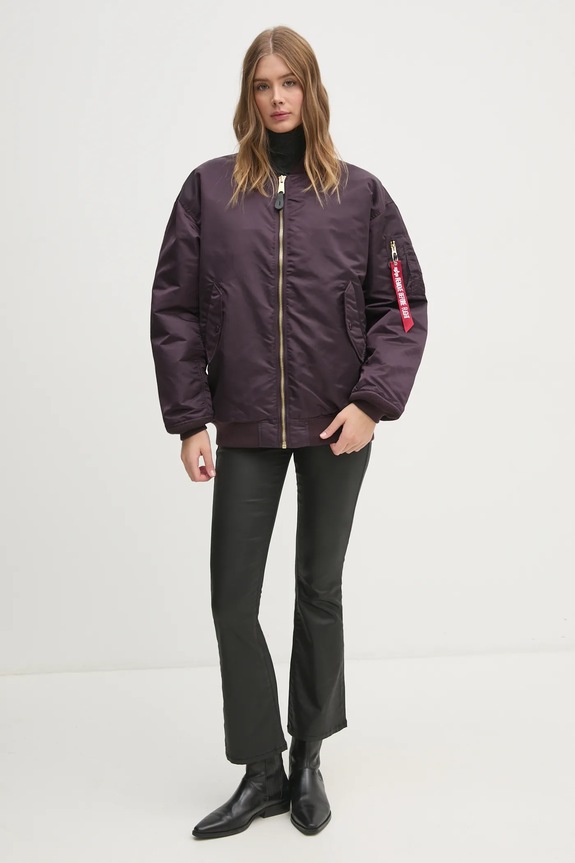 Alpha Industries bomber jacket MA-1 CORE WMN 108010 violet AW24