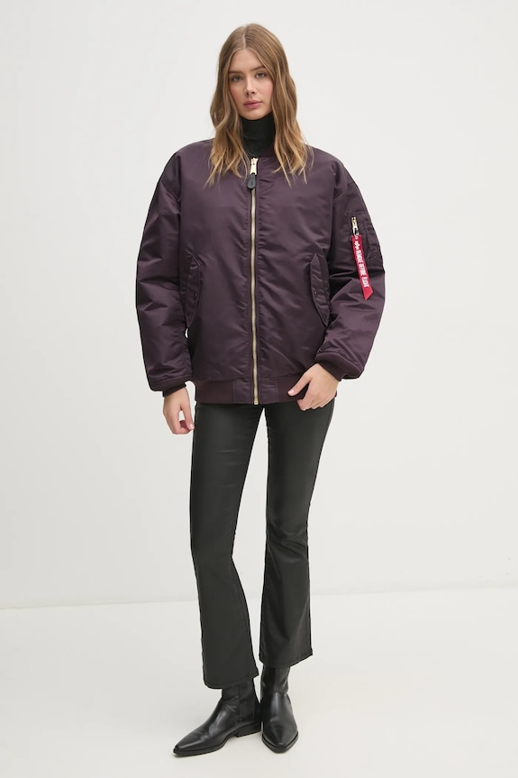Alpha Industries bomber jacket MA-1 CORE WMN 108010 violet AW24