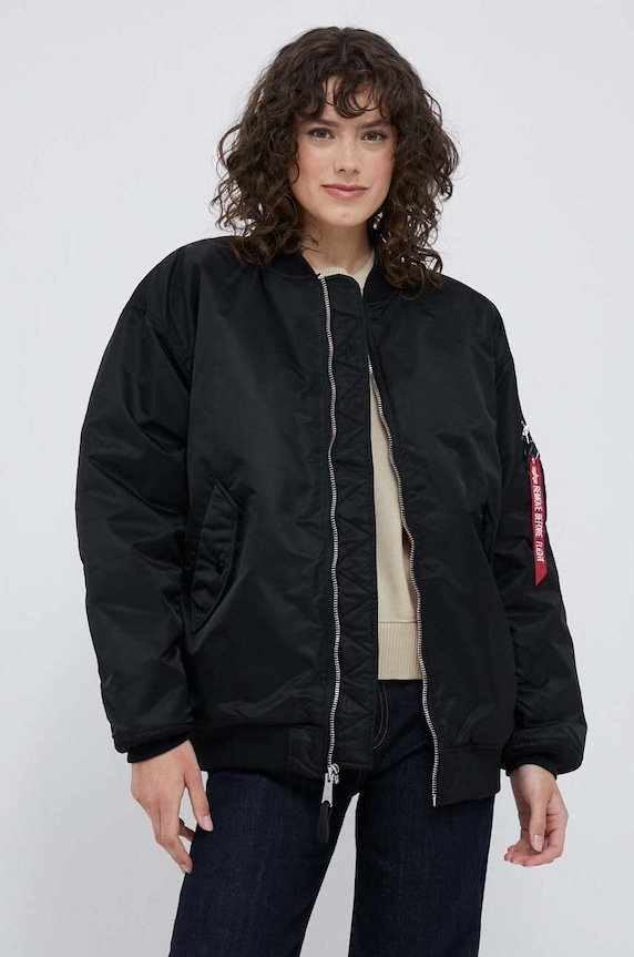 Alpha Industries kurtka bomber MA-1 CORE WMN czarny 108010