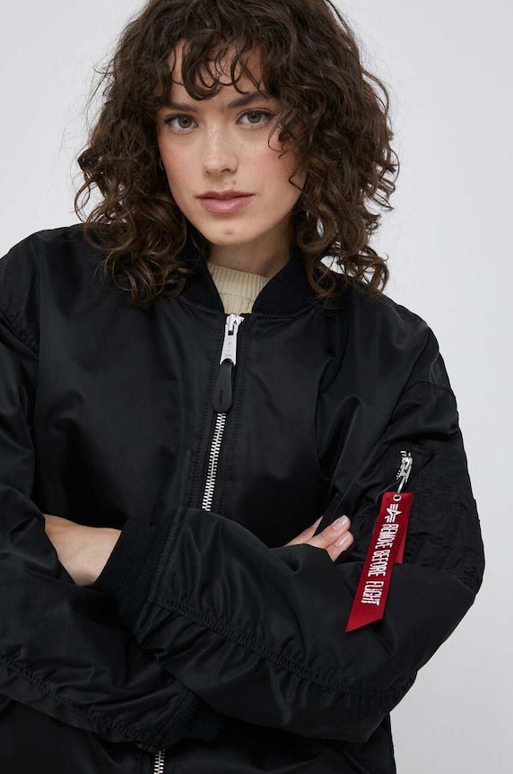 Alpha Industries kurtka bomber MA-1 CORE WMN 108010 czarny
