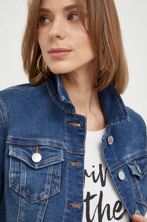 Morgan kurtka jeansowa niebieski VPOMI.JEAN.STONE