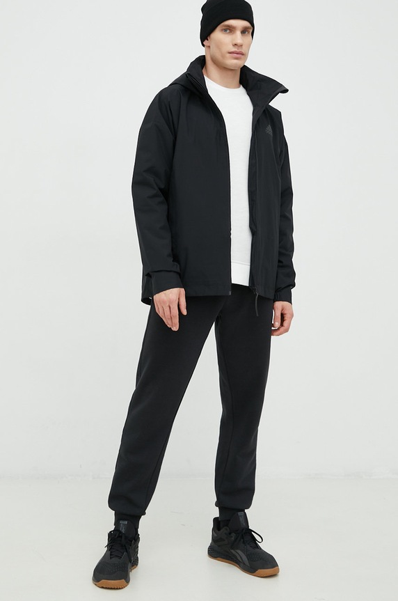 adidas geaca de ploaie HG6016 negru SS23