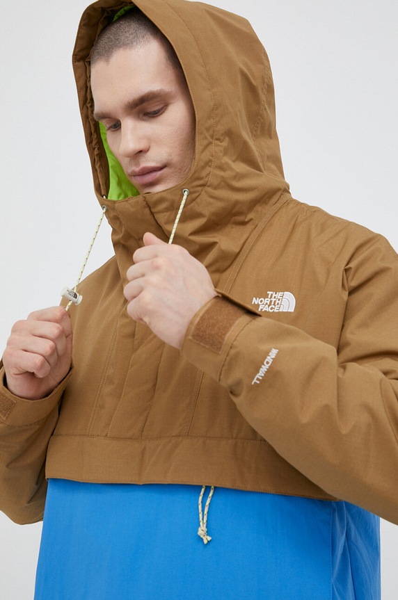 The North Face kurtka outdoorowa 78 Low-Fi Hi-Tek brązowy NF0A7ZYRWK51