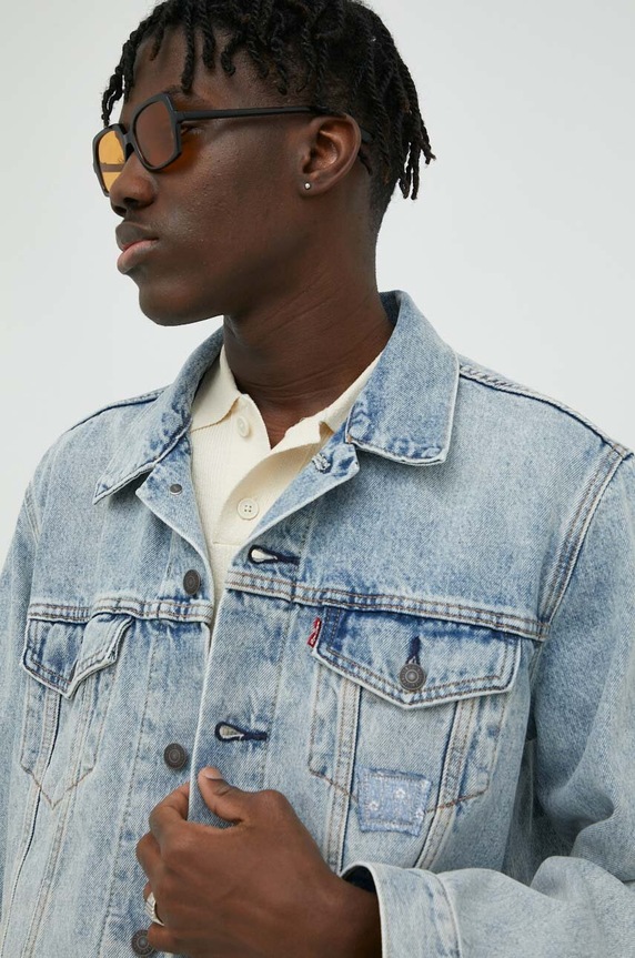 Levi's kurtka jeansowa 72334.0648 niebieski
