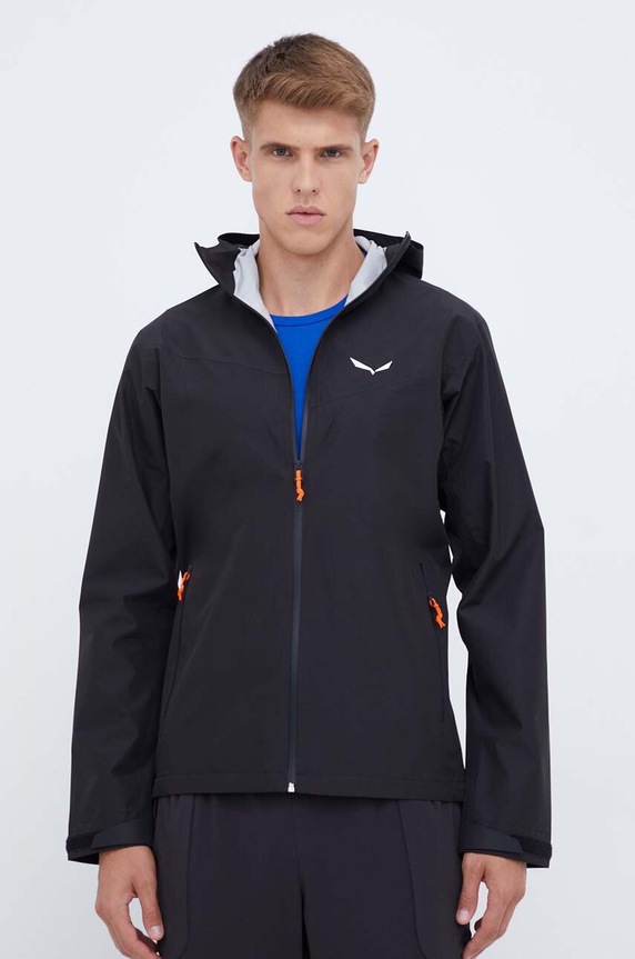 Salewa giacca da esterno Puez Aqua 4 PTX 2.5L non isolato nero 00.0000028615