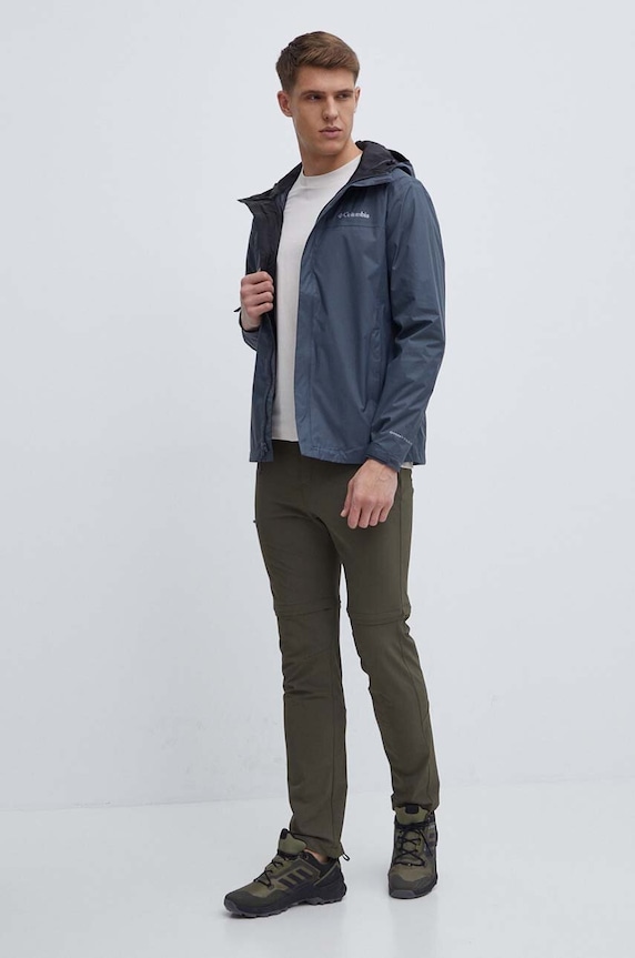 Columbia szabadidős kabát Watertight II 1533898 szürke SS26