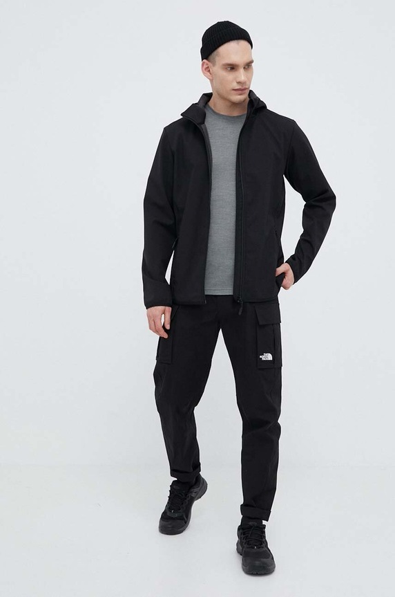 Jack Wolfskin szabadidős kabát Bornberg 1307471 fekete SS26