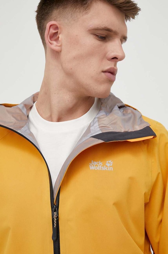 Oblečení Outdoorová bunda Jack Wolfskin Highest Peak 1115131 žlutá