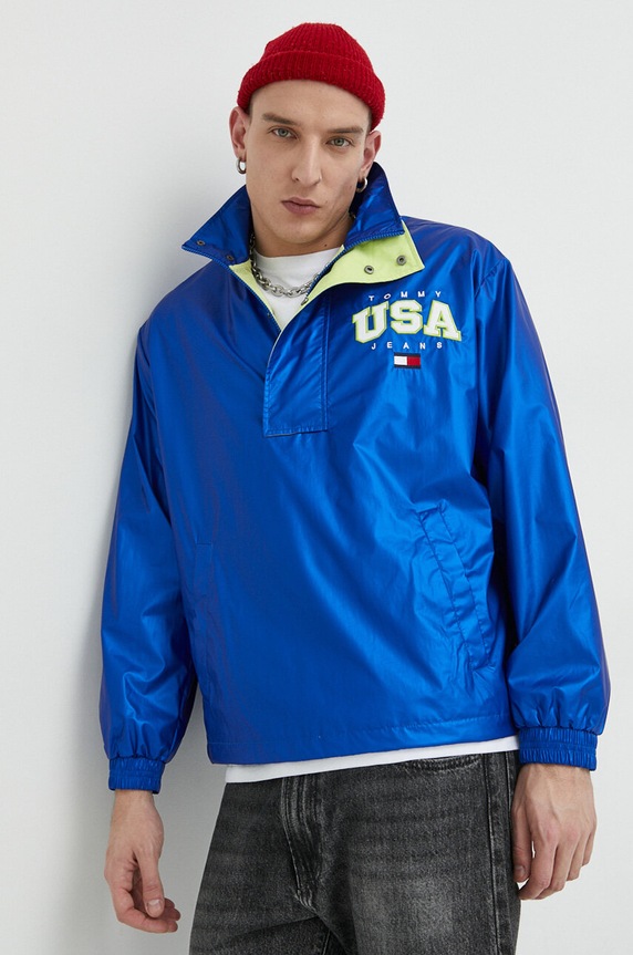 Tommy Jeans kurtka niebieski DM0DM15908.PPYX