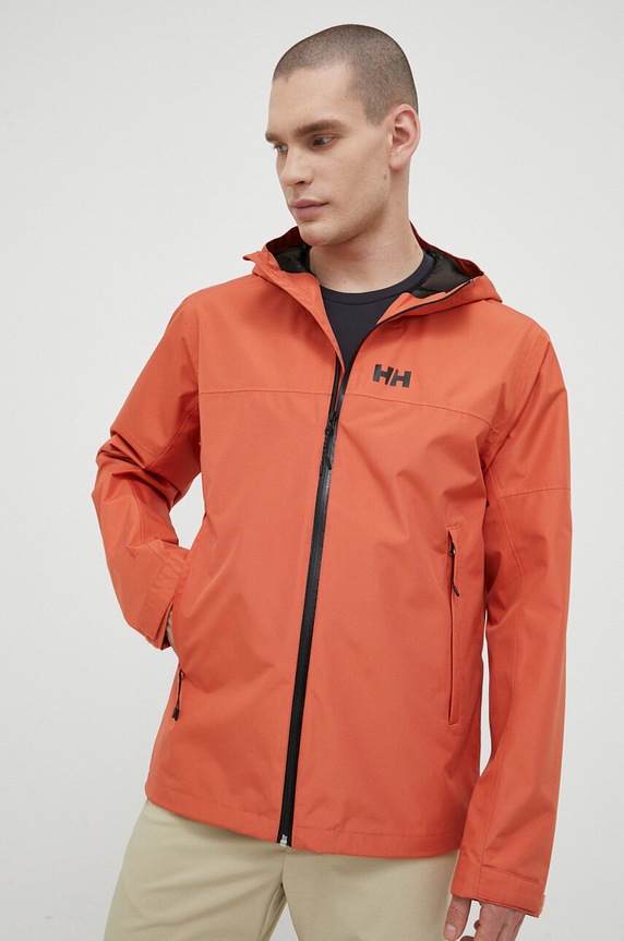 Helly Hansen kurtka przeciwdeszczowa Active Ocean Bound pozostałe pomarańczowy 53979