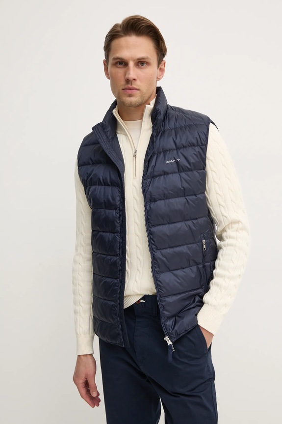 Gant bezrękawnik puchowy bez kaptura granatowy 7006299
