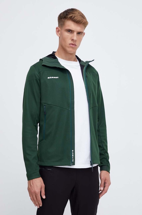 Mammut szabadidős kabát Ultimate VII SO nem bélelt zöld 1011.01800