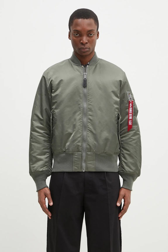 Alpha Industries bomber jacket 100101. green SS26
