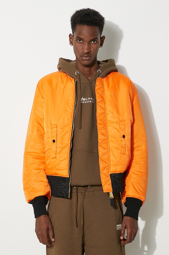 Bomber jakna Alpha Industries MA-1 100101. crna SS26