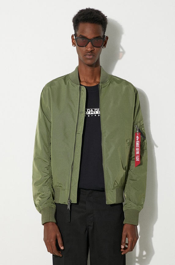 Куртка-бомбер Alpha Industries інші зелений 191103.01
